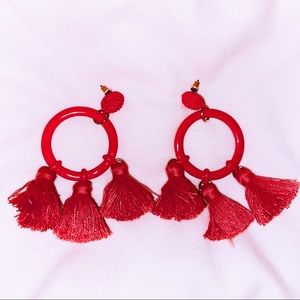Pink BaubleBar earrings